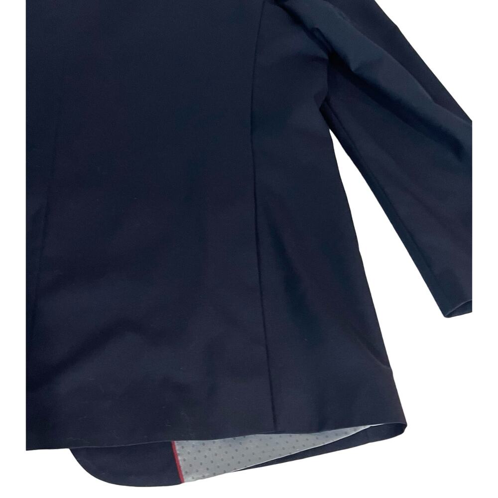 Fortini Italian Collezione Men’s Blazer Jacket Superfine Merino Wool Navy Sz 44R - Picture 4 of 9